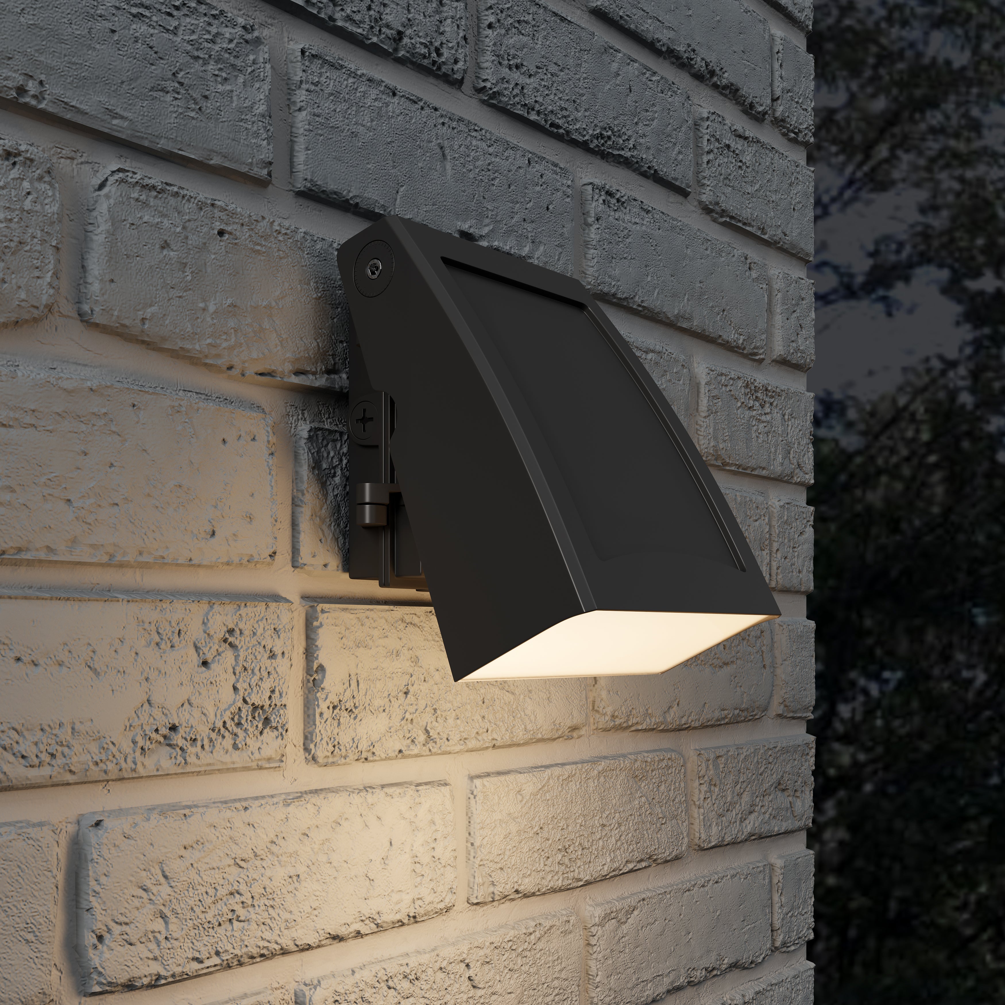 11-inch Bronze Outdoor Outdoor Wall Light with 3-CCT Selectable White