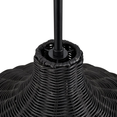 22.5'' Elise Matte Black 4 Light Pendant
