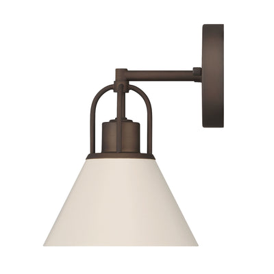 Carrington Isle 10.25-inch 1-light Sandstone Wall Sconce with Sandstone Metal Shade