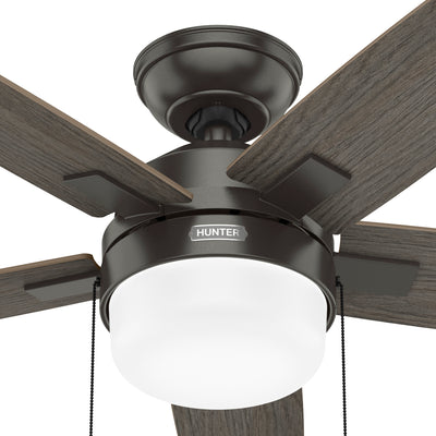44 inch Anisten Noble Bronze Ceiling Fan with LED Light Kit and Pull Chain