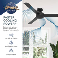 52 inch Presto Matte Nickel Ceiling Fan and Wall Control