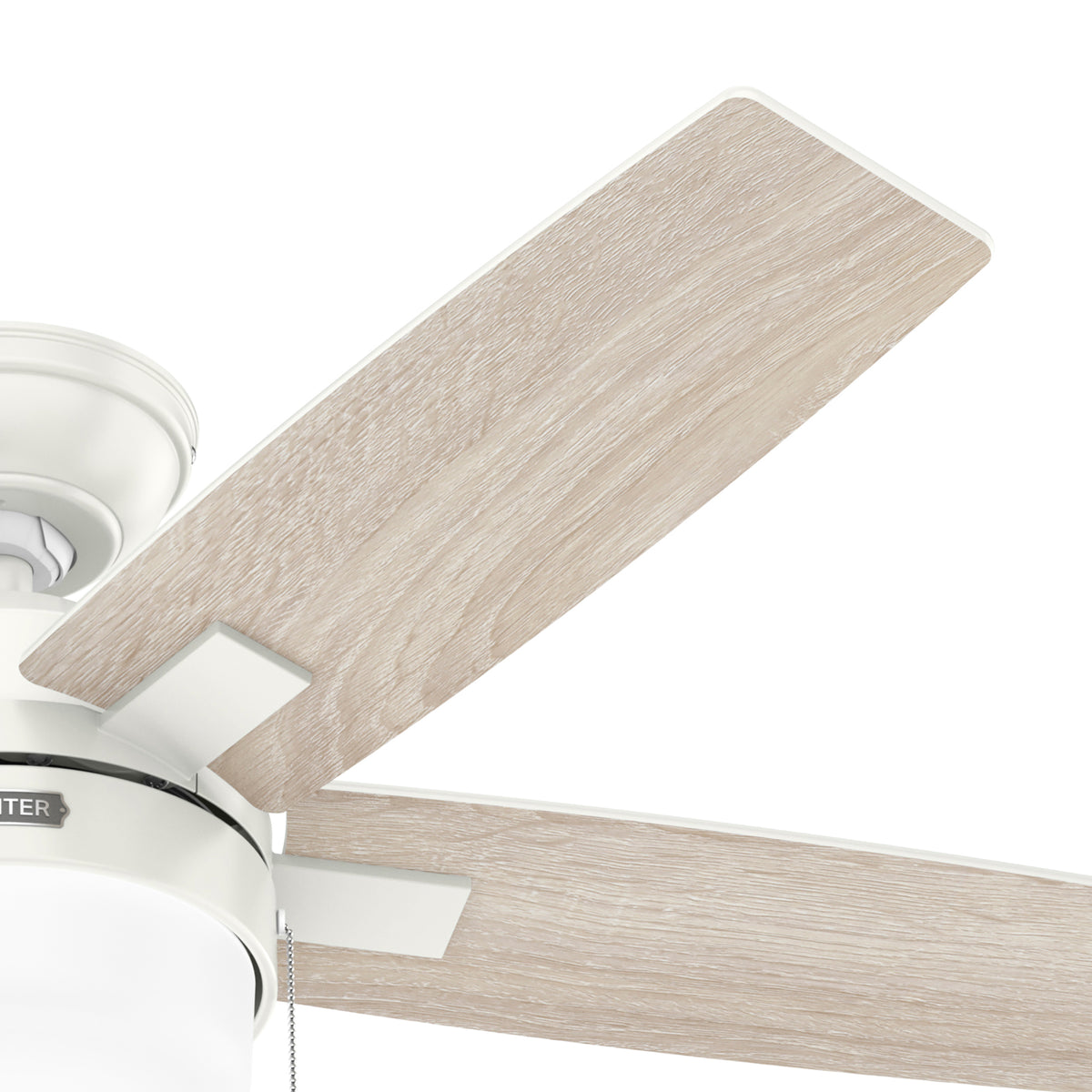 44 inch Anisten ENERGY STAR® Fresh White Ceiling Fan with LED Light Kit and Pull Chain