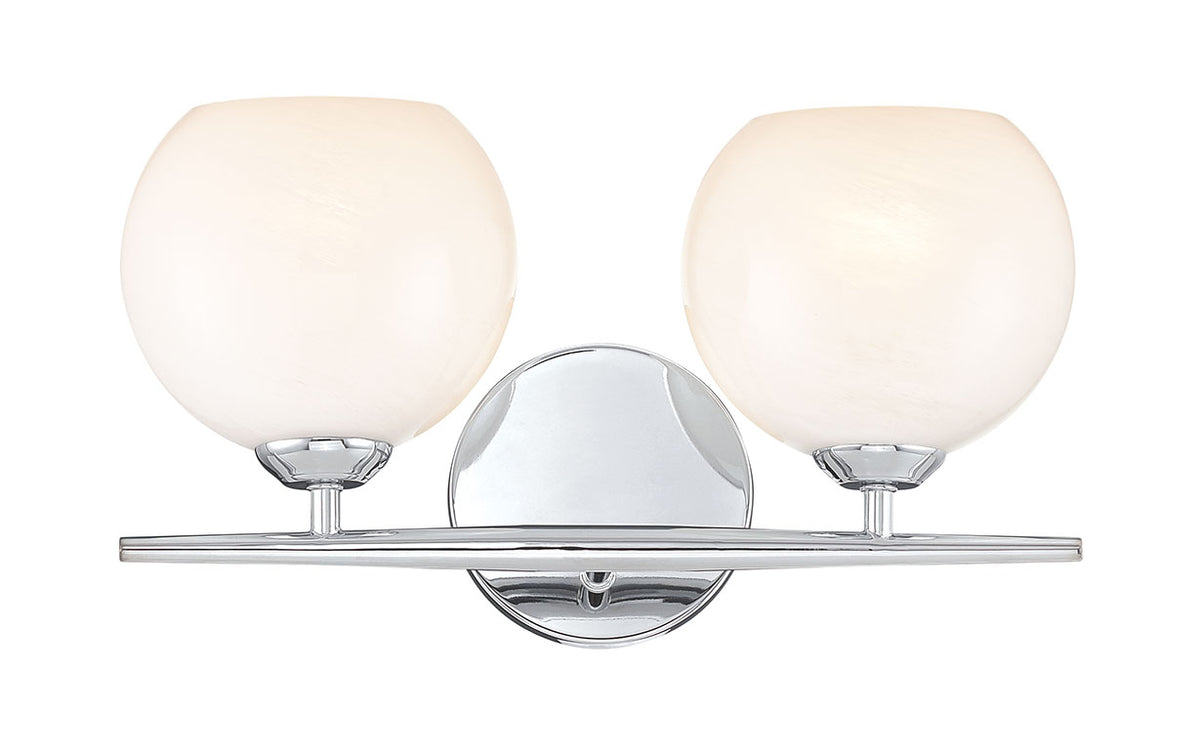 15.25'' Kimorra Chrome 2 Light Bath Vanity