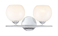 15.25'' Kimorra Chrome 2 Light Bath Vanity