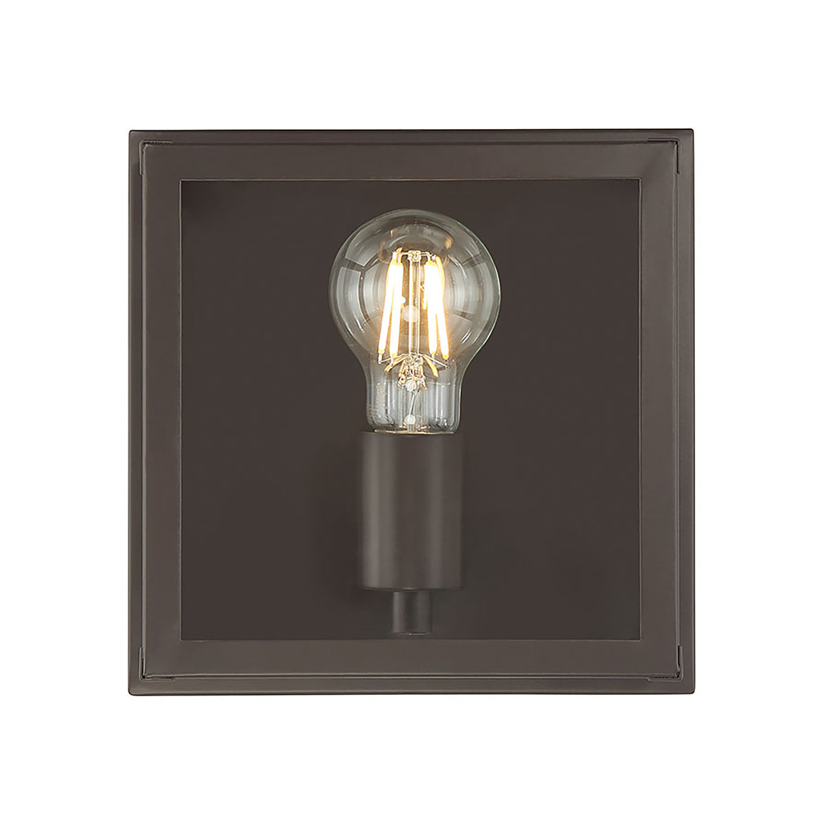 4.75'' Evanton Powder Coated Bronze 1 Light Flush Mount