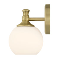 6'' Orlisse Vintage Brass 1 Light Wall Sconce