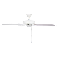 52 Inch Coltstaff AC Alabaster White Indoor Ceiling Fan 5-Blade Reversible