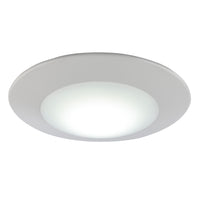 4-inch White Wall Light with 3000K Light