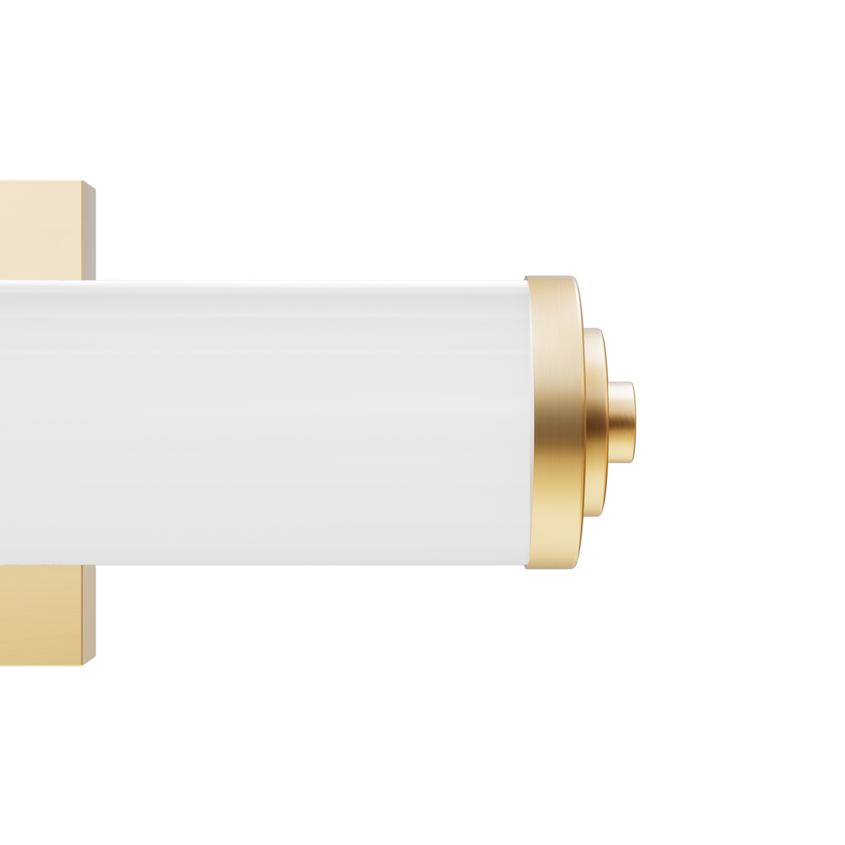 Holly Grove 18-inch 2-light Alturas Gold Vanity Light with Cased White Glass
