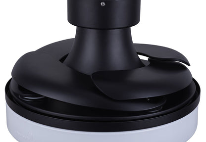 36 Inch Matte Black Retractable Blade Ceiling Fan