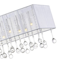 Water Drop 17 Light Chrome Chandelier