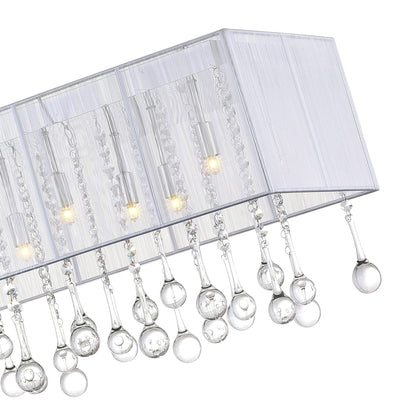 Water Drop 17 Light Chrome Chandelier