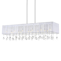 Water Drop 17 Light Chrome Chandelier