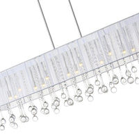 Water Drop 17 Light Chrome Chandelier