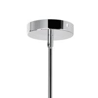 Water Drop 6 Light Chrome Chandelier