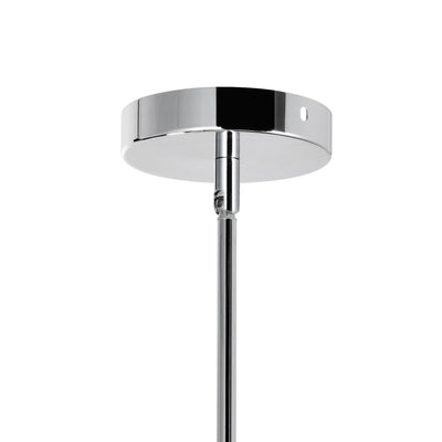 Water Drop 6 Light Chrome Chandelier
