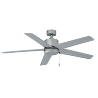52 Inch Aldea IX AC Brushed Pewter Outdoor Ceiling Fan 5-Blade