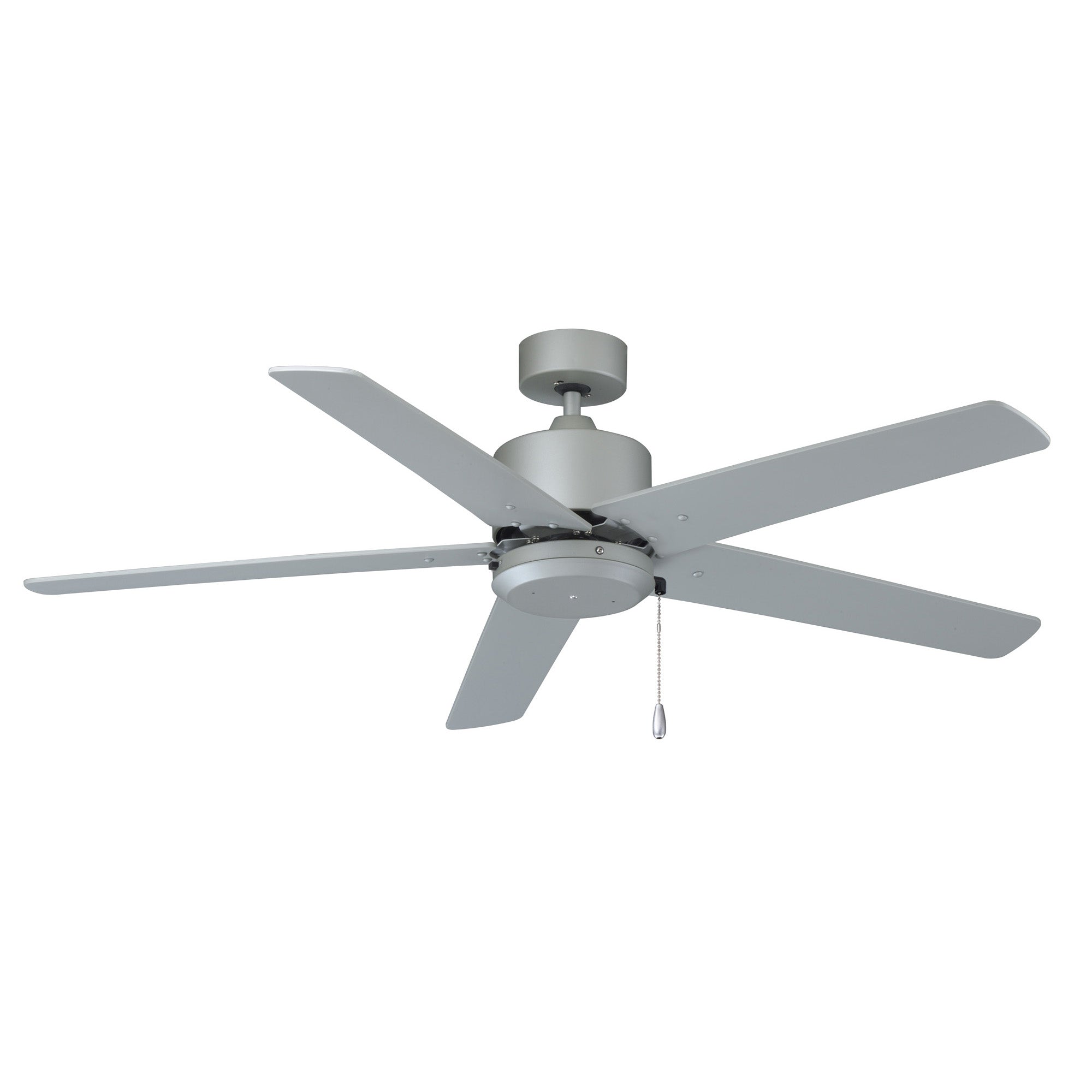 52 Inch Aldea IX AC Brushed Pewter Outdoor Ceiling Fan 5-Blade