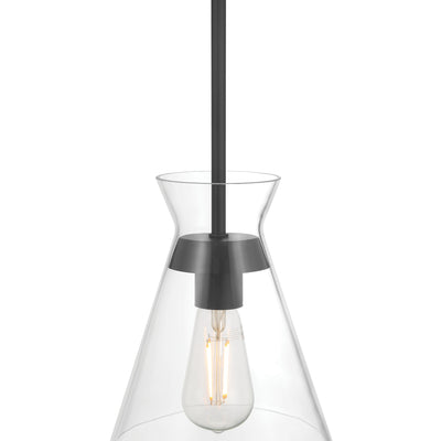 8.5'' Amarella Matte Black 1 Light Mini Pendant