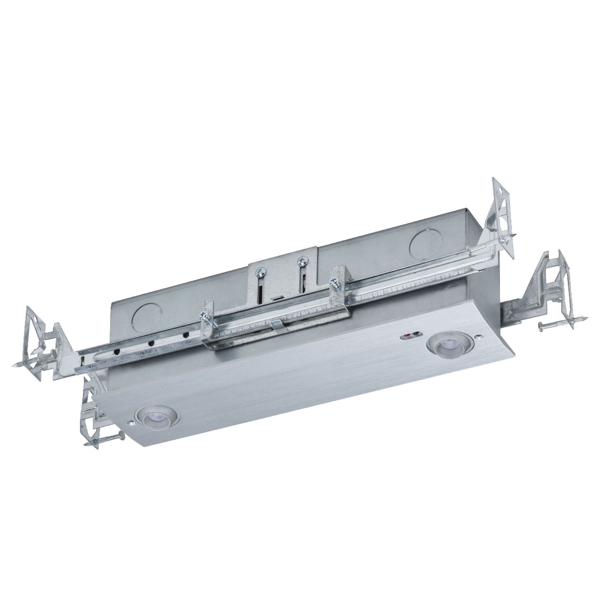 10.75-inch Brushed Aluminum Emergency Light