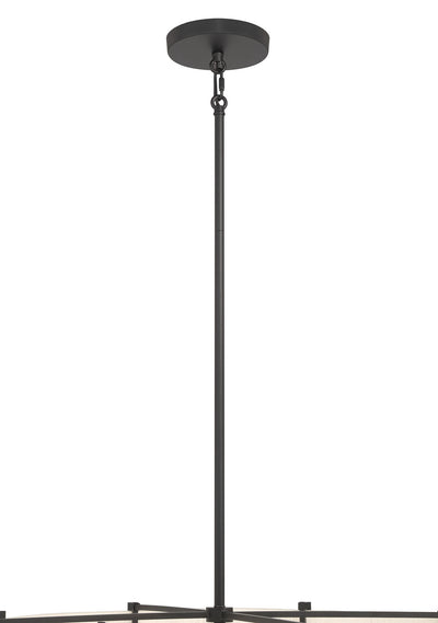 9'' Marlbeck Matte Black 4 Light Pendant