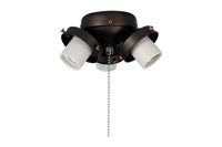 3.5-inch Oil Rubbed Bronze Fan Light Kit Fitter
