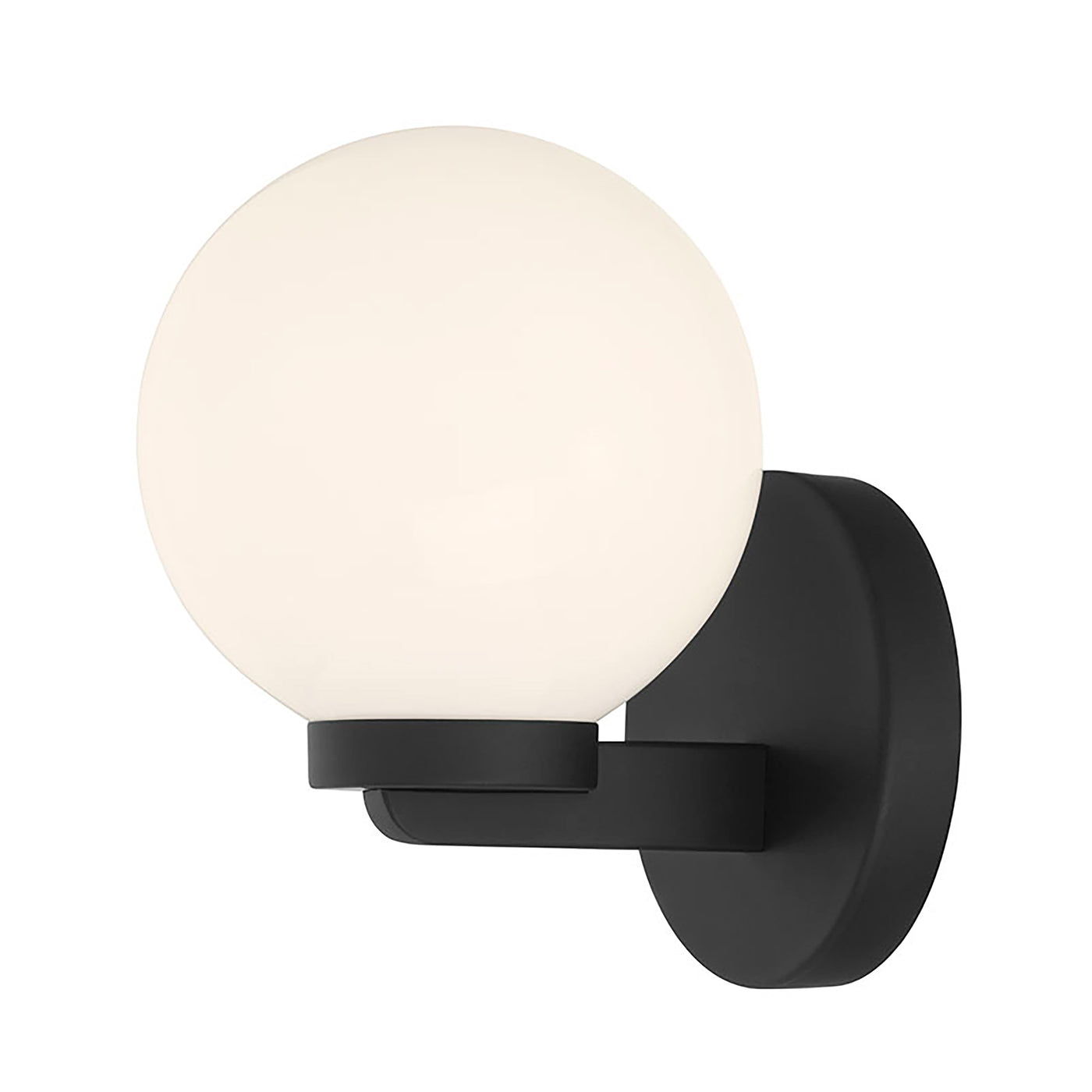 6'' Ardeva Matte Black 1 Light Wall Sconce