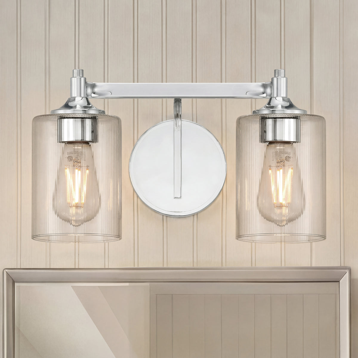 14'' Ryehouse Chrome 2 Light Bath Vanity