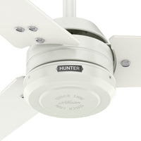 60 inch Cassius ENERGY STAR® Fresh White Damp Rated Ceiling Fan and Wall Control