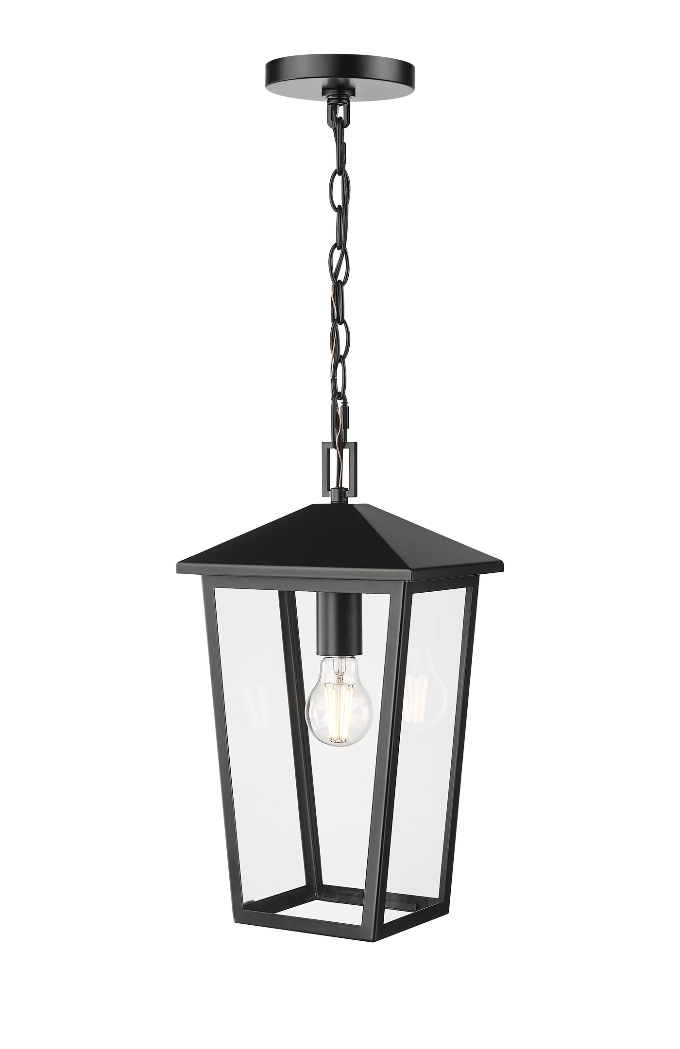 16.5'' Munger Powder Coated Black 1 Light Hanging Pendant