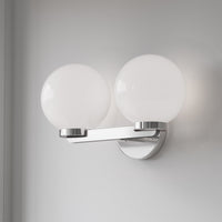 14'' Ardeva Chrome 2 Light Bath Vanity