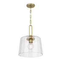 18'' Diamara Vintage Brass 1 Light Pendant