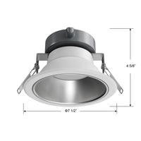 6-inch White Commercial Wall Light