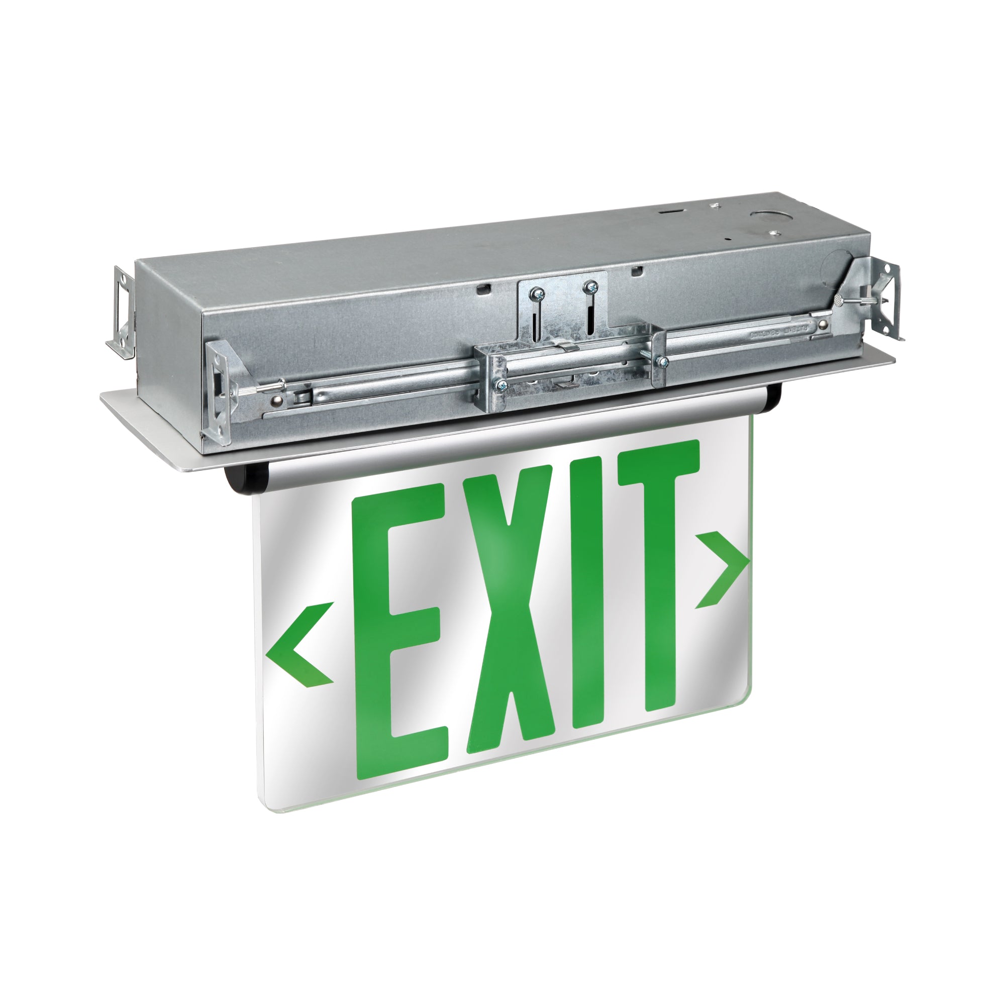 15.75-inch Green Double Face Exit Sign
