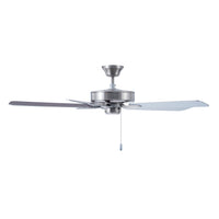 52 Inch Coltstaff AC Brushed Nickel Indoor Ceiling Fan 5-Blade Reversible