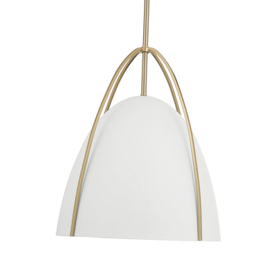 16'' Pomelle Matte White 1 Light Pendant