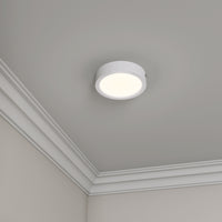7-inch White Wall Light with 5-CCT Selectable White and 17W Output