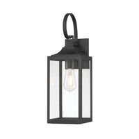 6.25'' Halston Powder Coated Black 1 Light Lantern