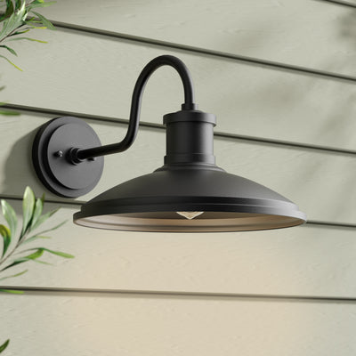 14'' Calhoun Textured Black 1 Light Wall Sconce