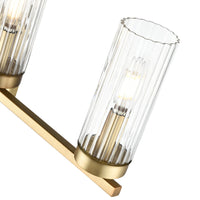 29.75'' Iversen Vintage Brass 4 Light Bath Vanity