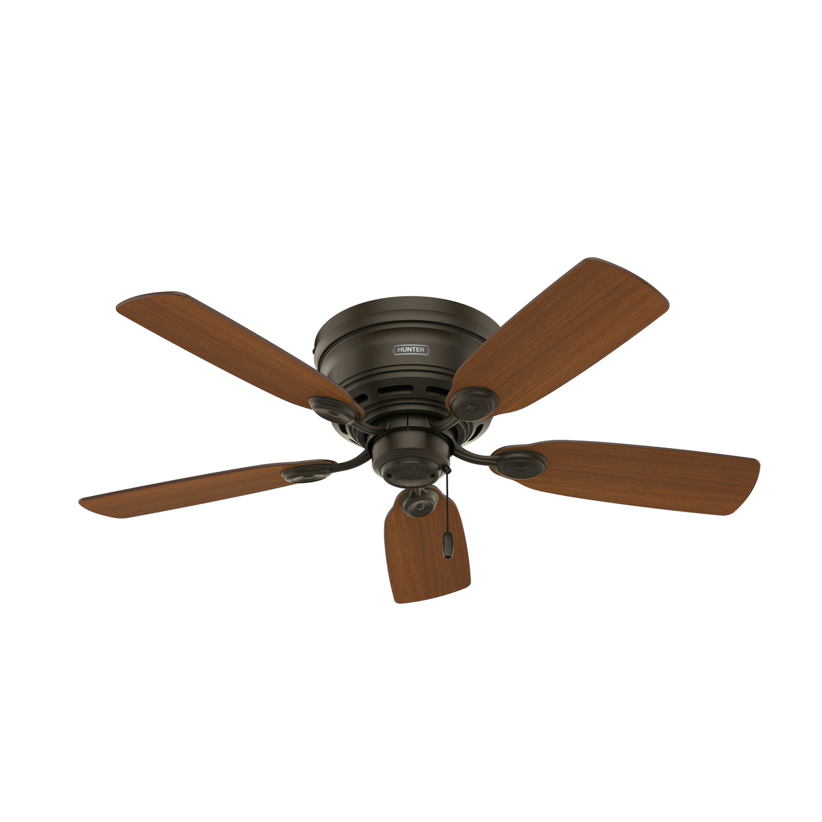42 inch Low Profile New Bronze Low Profile Ceiling Fan and Pull Chain