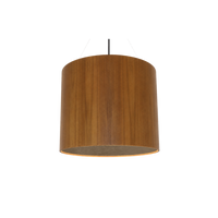 15.35'' Rustic-Modern Cylindrical LED Accord Pendant Light