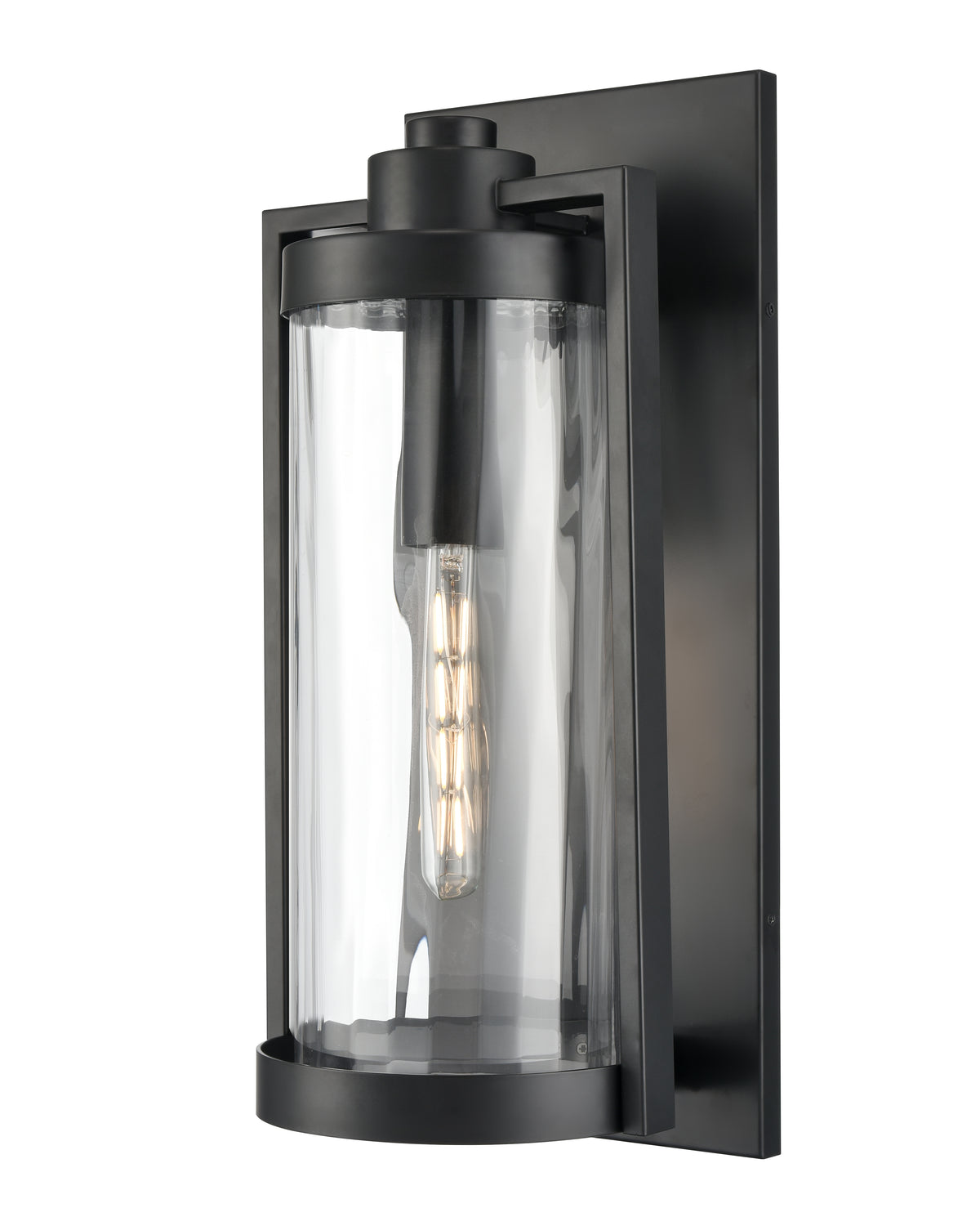 10'' Braselton Powder Coated Black 1 Light Wall Sconce