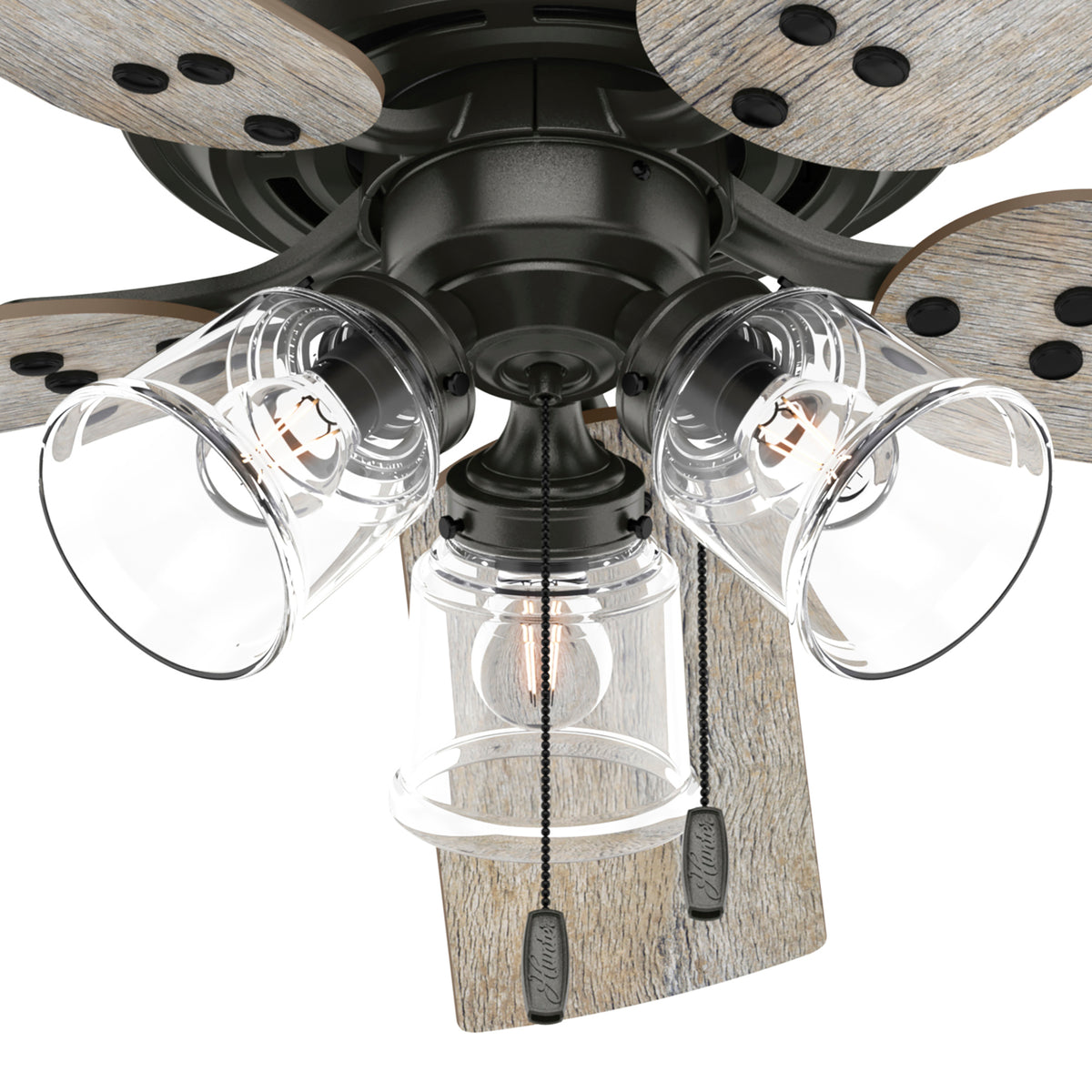 52 inch Shady Grove Noble Bronze Ceiling Fan with LED Light Kit and Pull Chain