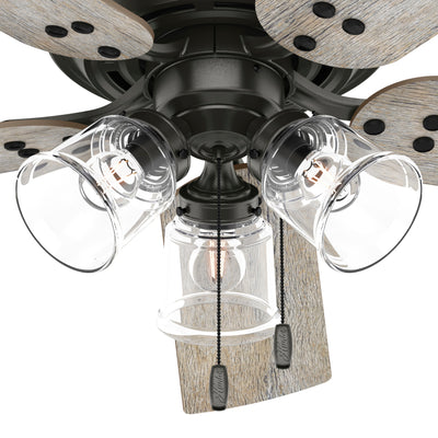 52 inch Shady Grove Noble Bronze Ceiling Fan with LED Light Kit and Pull Chain
