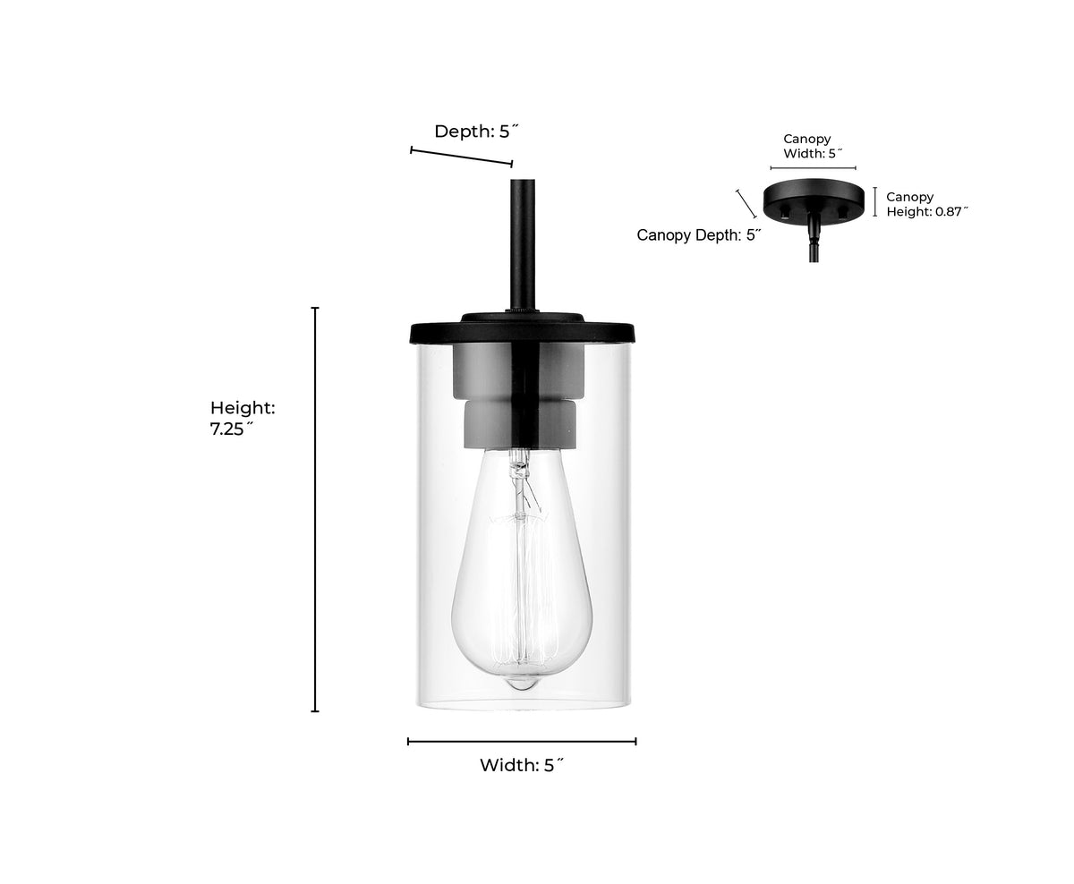 7.25'' Verlana Modern Gold 1 Light Pendant