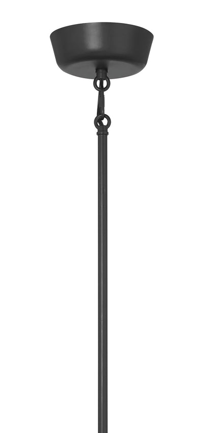 9'' Merylmint Matte Black 6 Light Pendant