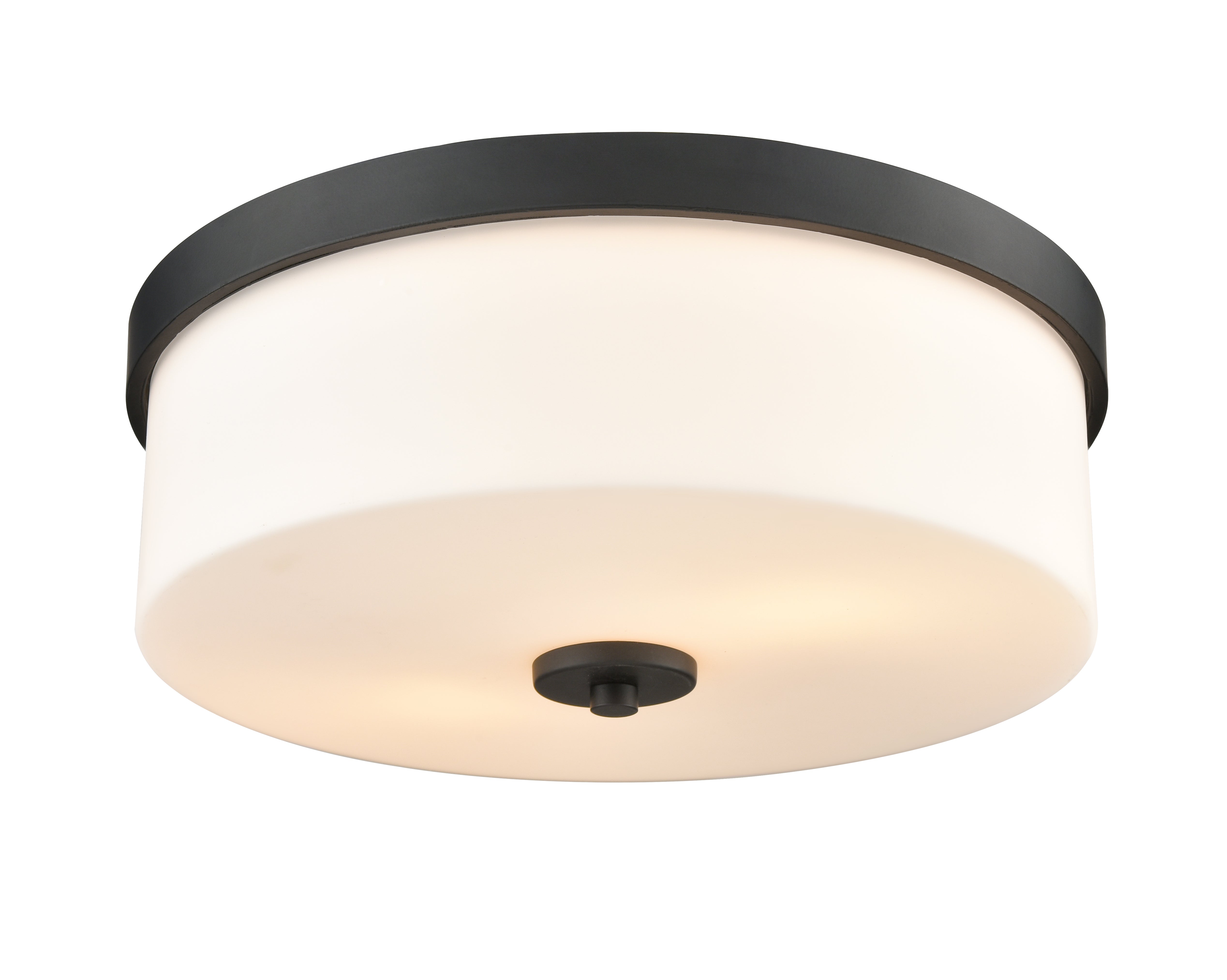 5'' Laphia Matte Black 2 Light Flush Mount