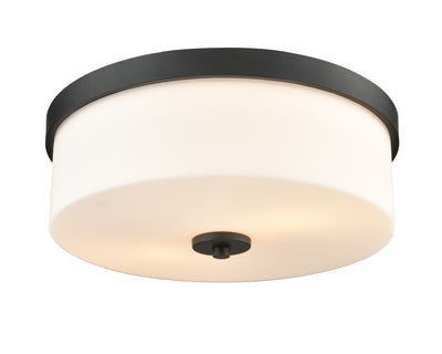 5'' Laphia Matte Black 2 Light Flush Mount