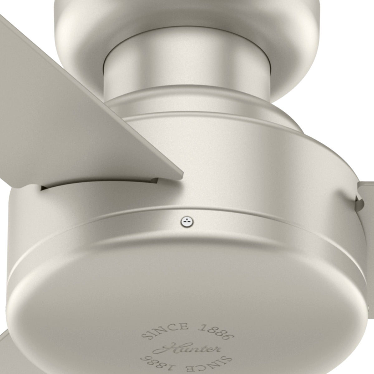 44 inch Presto Matte Nickel Low Profile Ceiling Fan and Wall Control